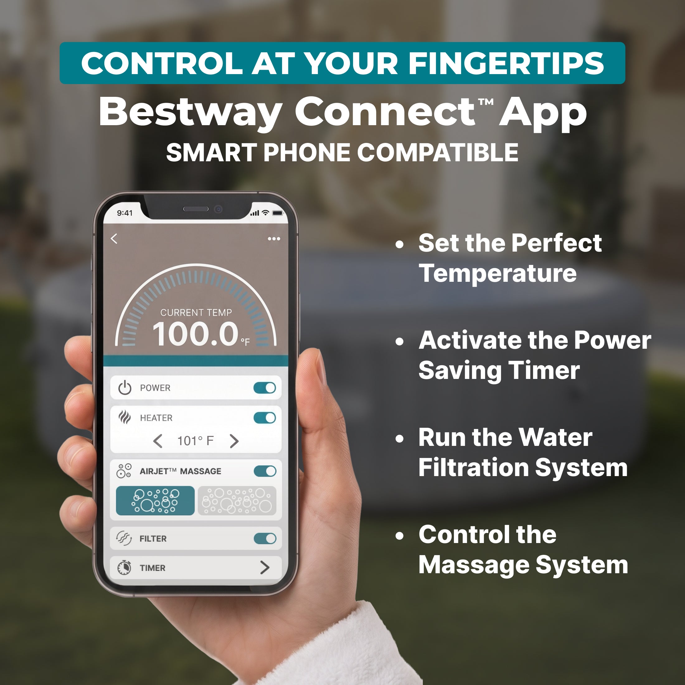 SaluSpa AirJet Smart Hot Tub Heater Pump with App-Control - Image 6